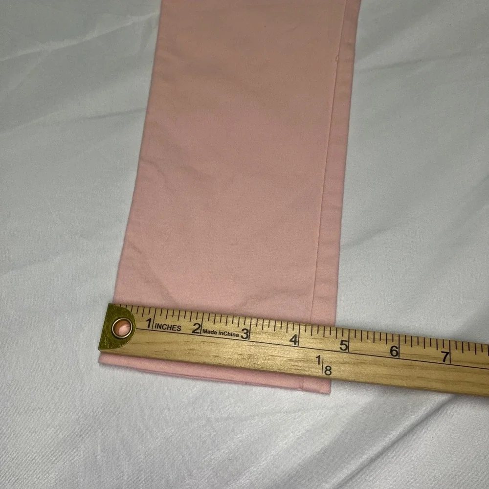 Cat & Jack Kids Pink Elastic Waist Chino Pants Straight Leg Size 4T